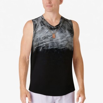 Summer Gradient Hole Sleeveless Sports Vest