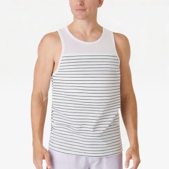 Men's Striped Sports Vest 