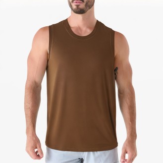 Summer Loose Sports Solid Color Vest 