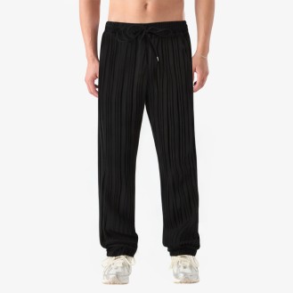 Thin Ice Silk Striped Sports Pants 
