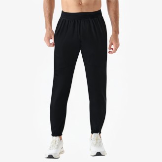Elastic Woven Cuffed Sports Trousers 
