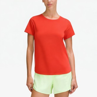 Women's Solid Color Sports Short Sleeves 