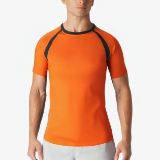 Men's Round Neck Quick-Drying Sports T-Shirt