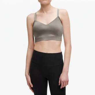 Cross-Back Seamless Sports Bra
